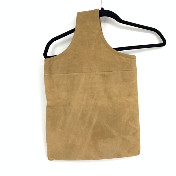 Bonnie Cashin Design Sills & Co Cashin Carry Tote Bag + Matching Suede Top Tan - Picture 3 of 14